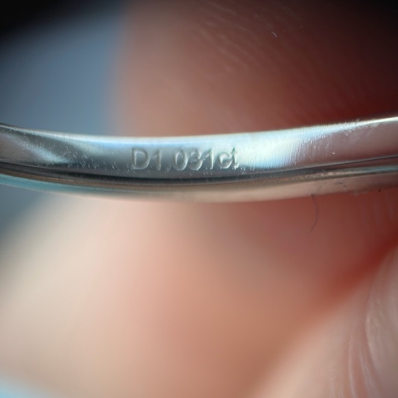 18K White Gold Aquamarine & Lab Grown Diamond Ring - Custom Made - Picture 6 of 10